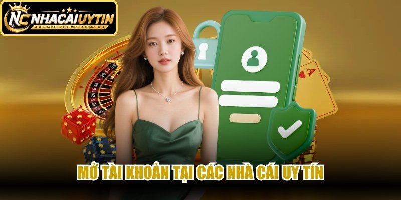 Mở tài khoản tại các nhà cái uy tín