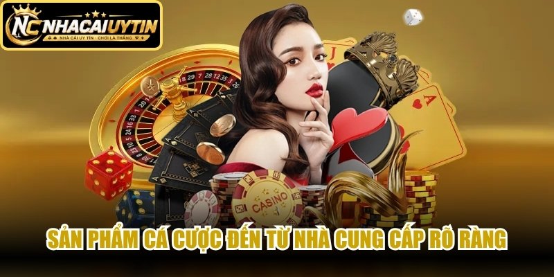 Sản phẩm cá cược đến từ nhà cung cấp rõ ràng