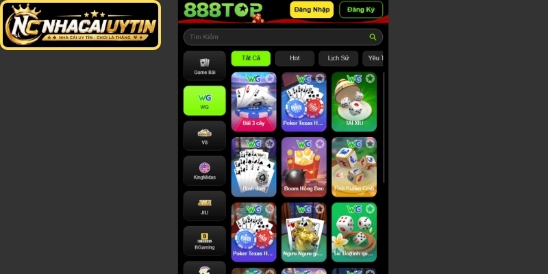 Game Bài 888TOP đẳng cấp với đa dạng sản phẩm