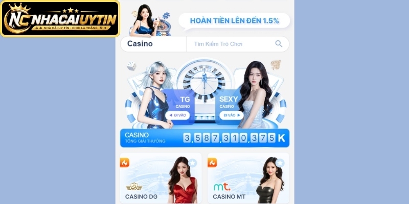 Trải nghiệm đỉnh cao cùng sảnh Casino Trực Tuyến